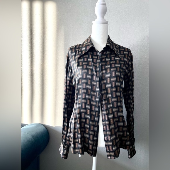 Graphic print blouse - Picture 1 of 3